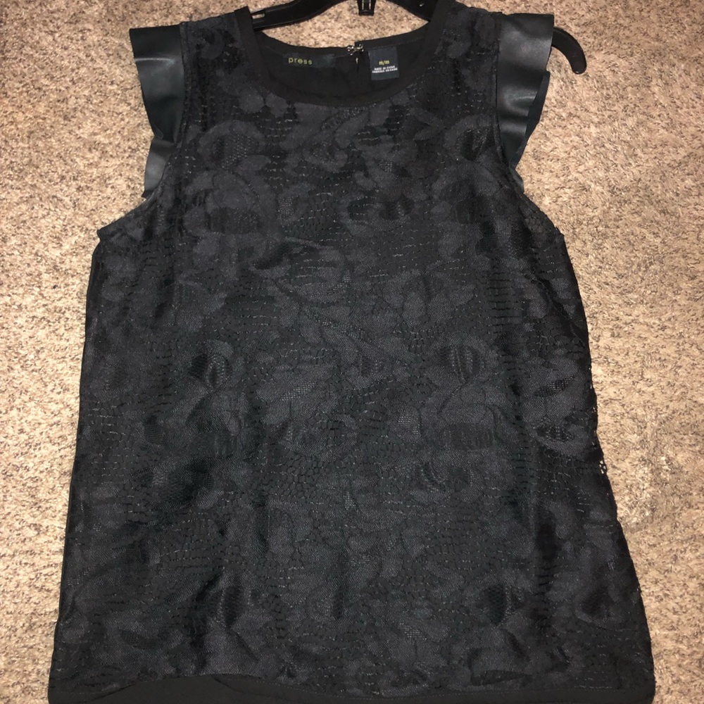 Press Lace Black top